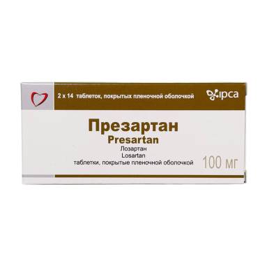 Ipca Laboratories Losartan Tablets 100mg Pack of 28