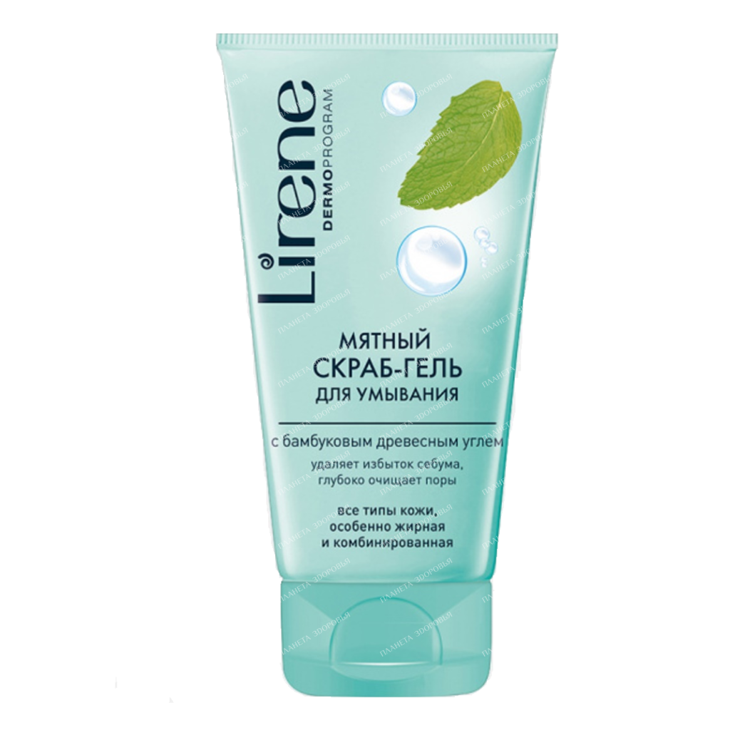 Lirene Mint Scrub-Gel Wash, 150 ml