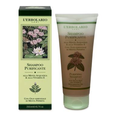 L'Erbolario Water Mint Cleansing Shampoo 200 ml