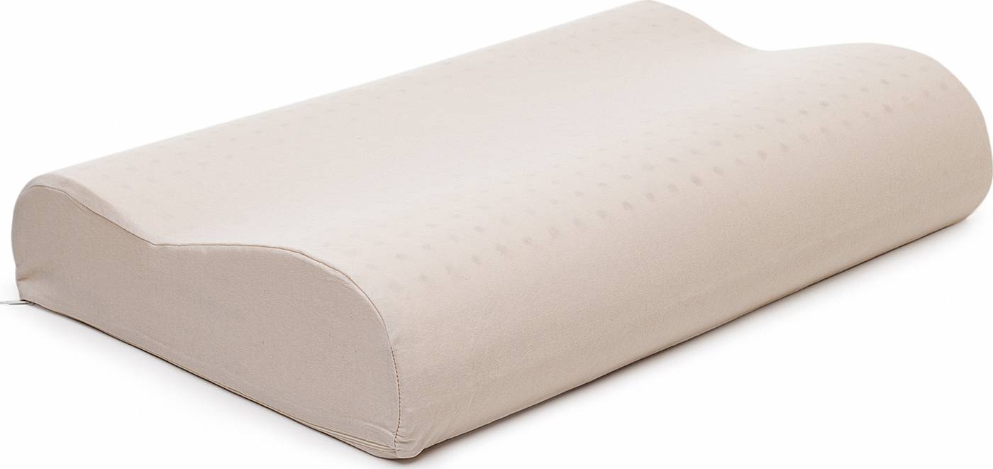 LIEN'A Ergonomic Orthopedic Pillow, 100% Natural Latex, 39x60 cm, 10/12 cm Contoured #6