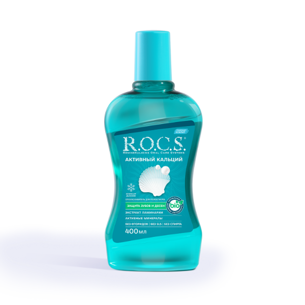 R.O.C.S. Active Calcium Mouthwash 400 ml