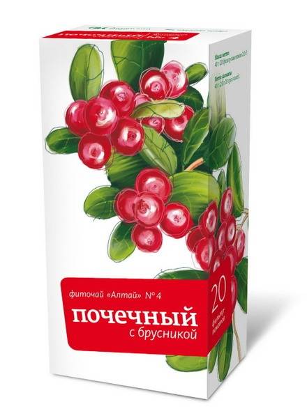 Altai Kidney Tea Blend with Lingonberry - 20 Tea Bags