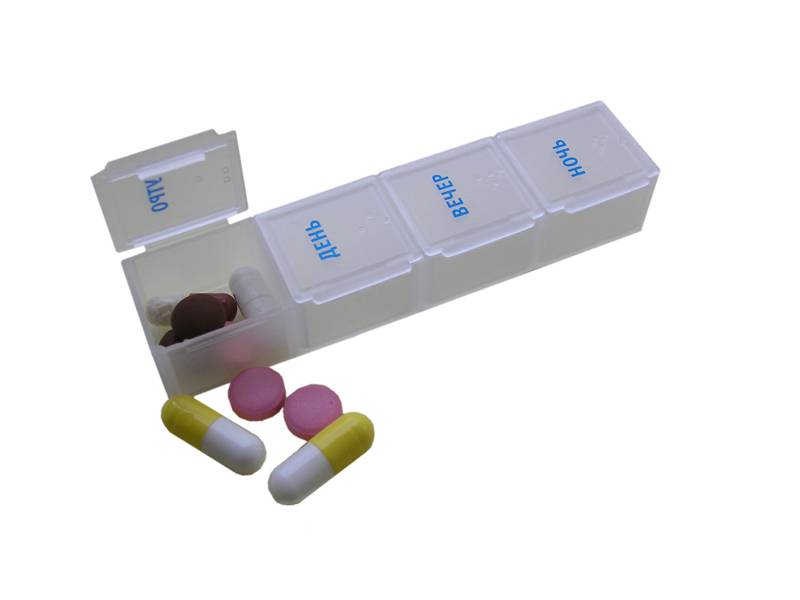 OptBay 7-Day Pill Box – Transparent Polypropylene Weekly Medication Organizer with Braille #2