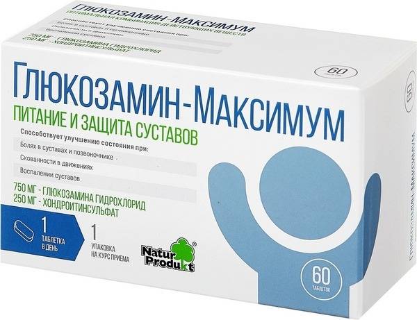 Natur Produkt Glucosamine-Maximum 60 Tablets