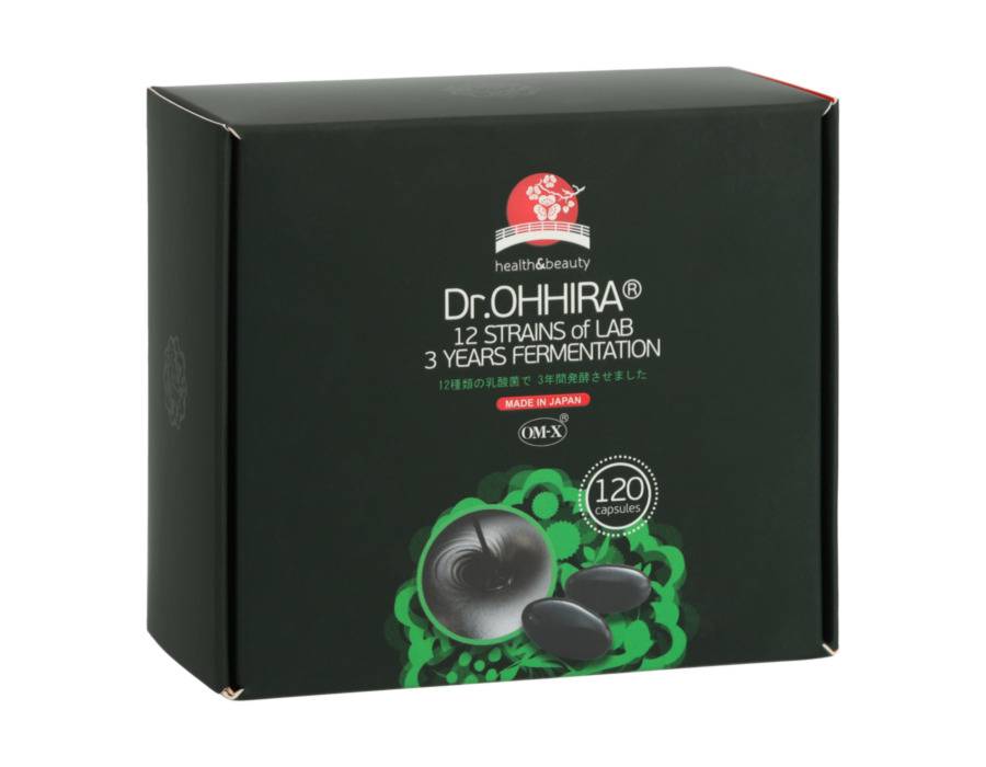 Dr.OHHIRA OM-X® Plant Ferment Complex 120 Capsules with 12 Lactobacillus Strains #3