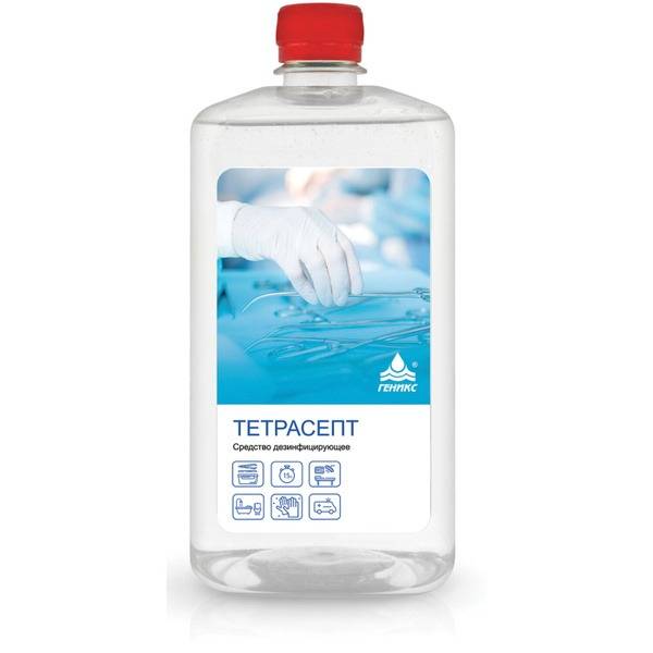 Nika Tetracept Alcohol-Based Hand and Surface Antiseptic 15% 1L