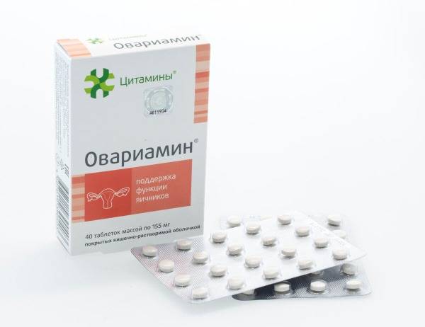 Cytamines Ovariamin Classic peptide bioregulator, 40 tablets 40 Count