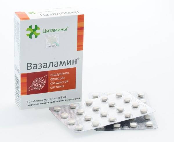 Tsitiaminy Vazalamin Classic enteric-coated tablets 155 mg #40