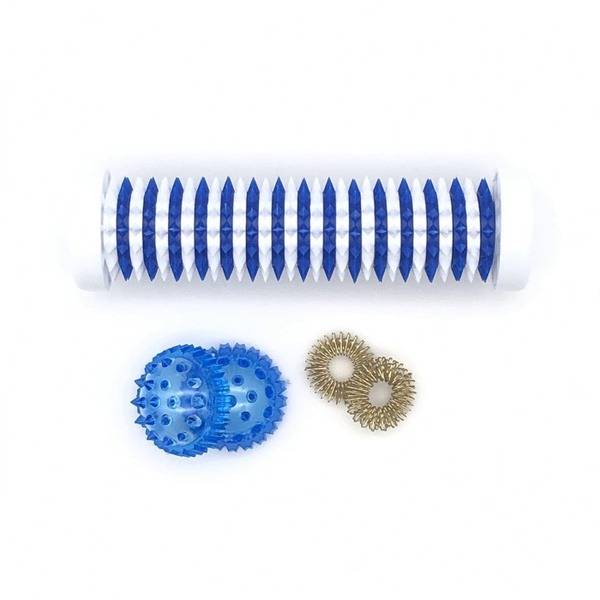 Su-Jok Therapy Set: Miracle Roller & Blue Double Ring Ball (Intensive Treatment)