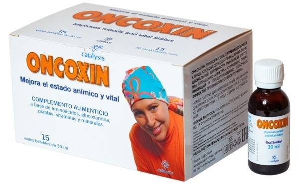 Oncoxin Solution: Boost Immunity & Reduce Infections After Chemotherapy (30ml, 15 Vials)