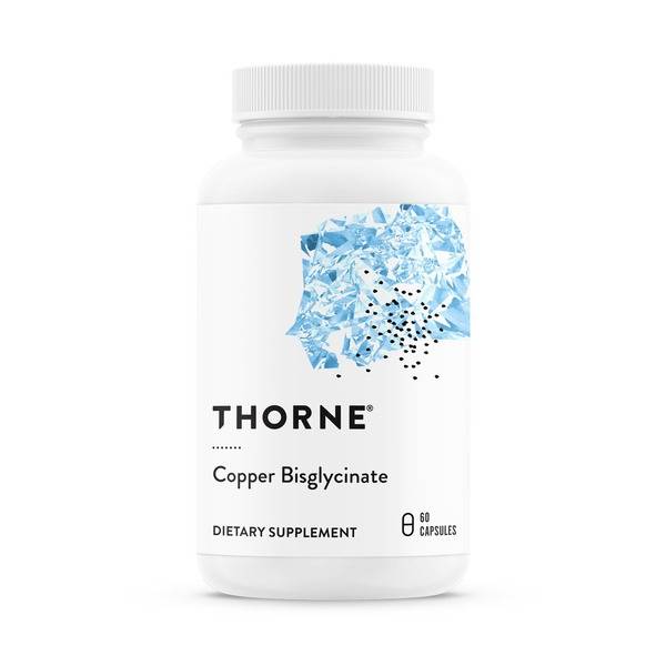 Thorne Research Copper Bisglycinate 2mg - 60 Capsules