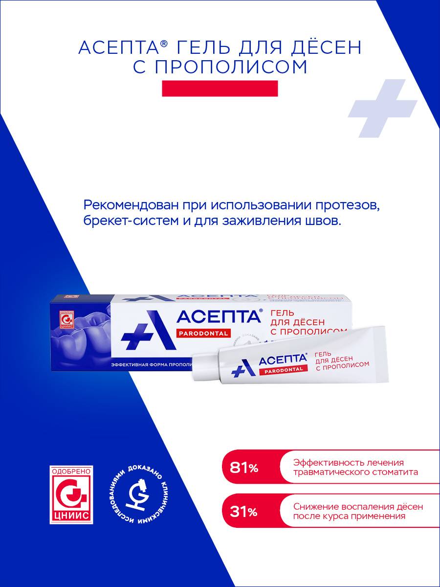 Asepta Propolis Gum Gel for Inflammation Relief, Microflora Support, and Sensitivity Reduction – 10g #3