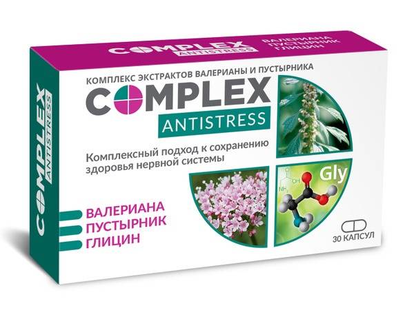 Anti-Stress Valerian & Motherwort Extract Capsules (30 Count)