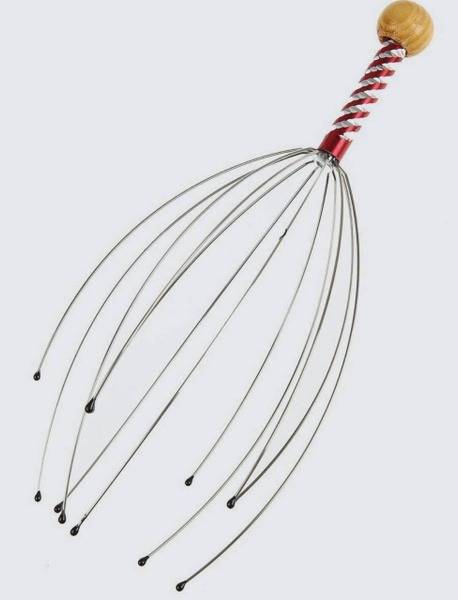 Head Massager Scalp Massager: Shiatsu Fingers Anti-Stress Relief