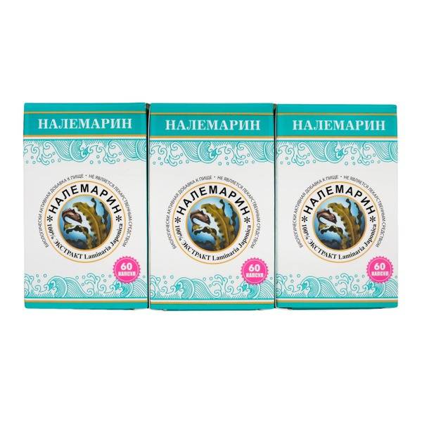 Nalemarin Laminaria Japonica Extract (3 x 60 Capsules)