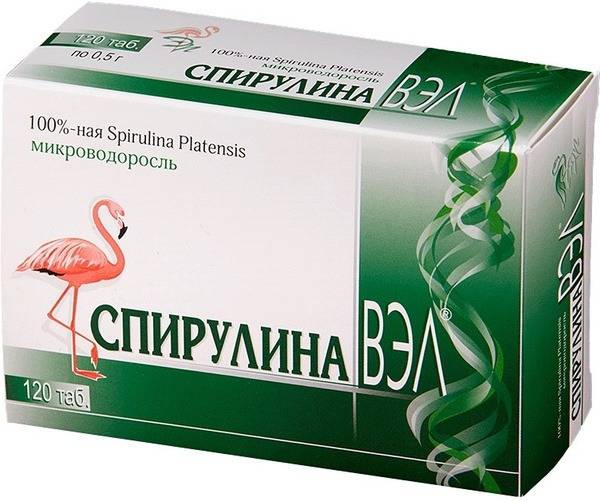 Spirulina Dietary Supplement Tablets 0.5 g 120 Count