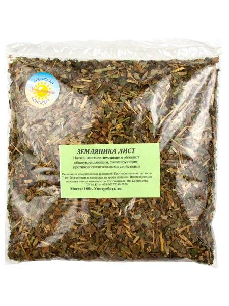 Dried Strawberry Leaves & Crimean Herb Tea Blend, 100g