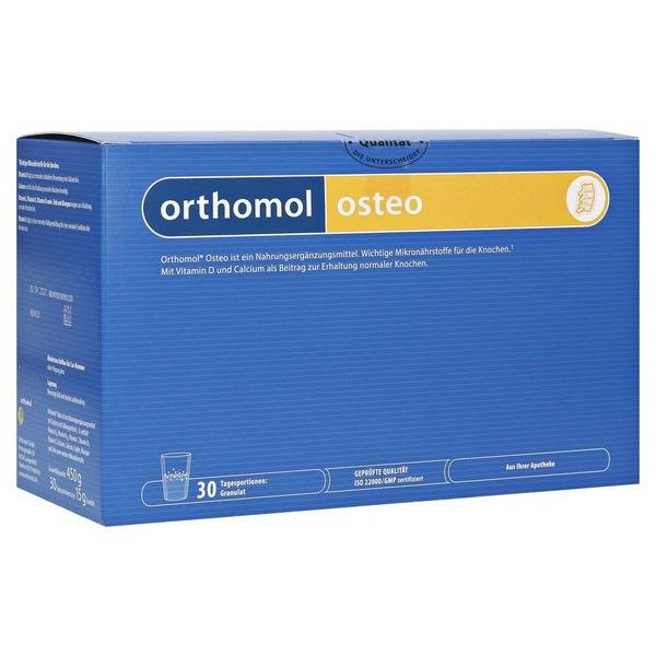 Orthomol Osteo (Germany): Bone-Strengthening Vitamins & Minerals (30 Sachets)