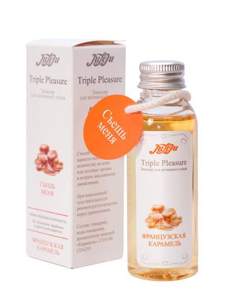 JULEJU Triple Pleasure Intimate Elixir French Caramel Edible Lubricant 50 ml