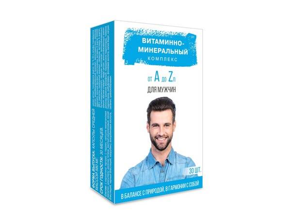 Men's Multivitamin: A-to-Zinc Formula (30 Count)