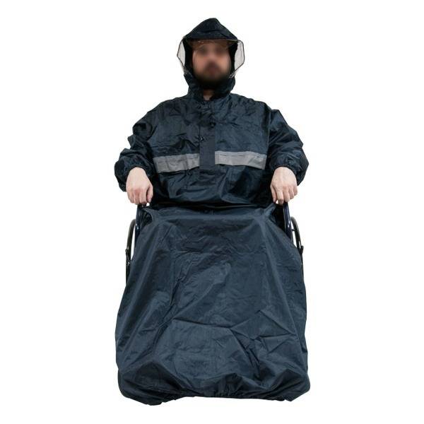 Mega-Optim Wheelchair Rain Cover CYWP03 Dark Blue