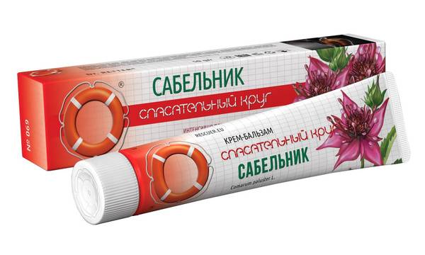 Rescue Circle Sabelnik Cream-Balm for Muscles and Joints, Marsh Cinquefoil 2%, 50 ml