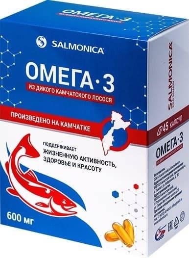 Wild Alaskan Salmon Omega-3 Fish Oil - 600mg, 45 Capsules