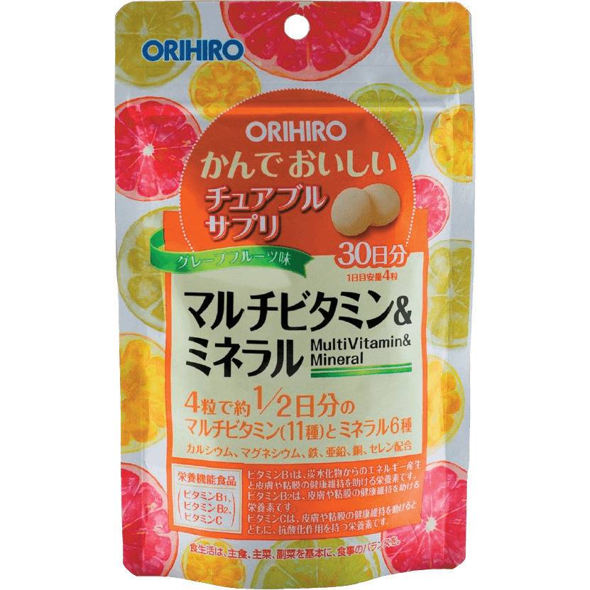 ORIHIRO Multivitamins and Minerals Tropical Fruit Chewable Tablets 120 x 500 mg #2
