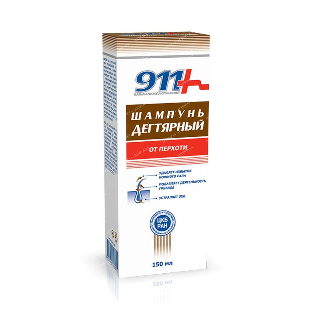 911 Your Rescue Service Shampoo "Tar" 150ml