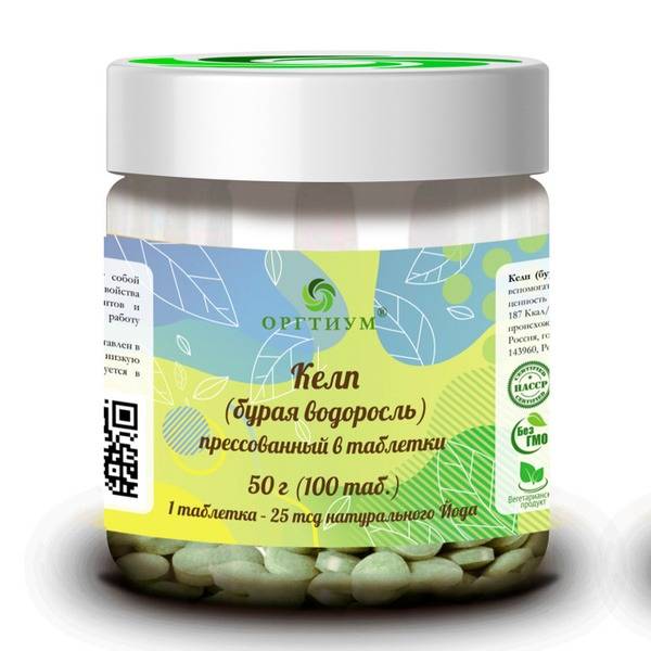 Organic Kelp Tablets (Laminariales), 50g