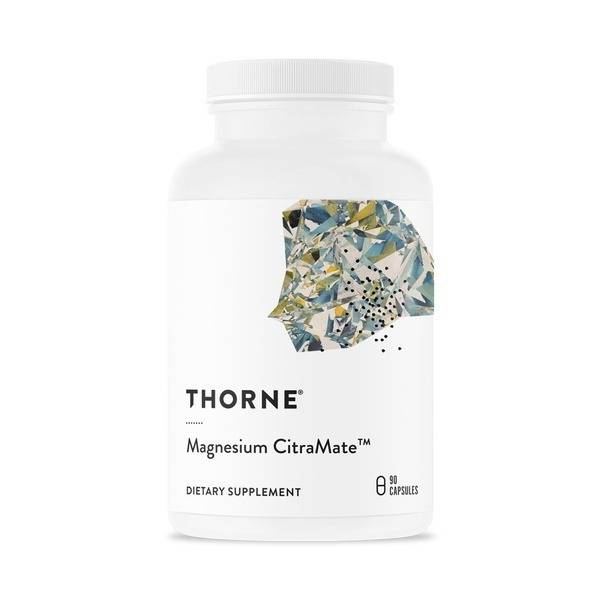 Thorne Research Magnesium CitraMate: 90 Capsules - Magnesium Citrate & Malate Supplement