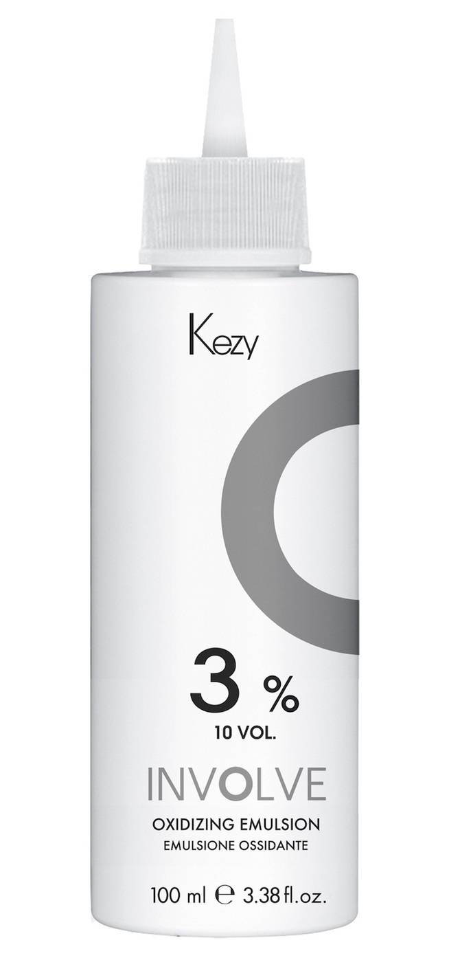 Kezy INVOLVE 3% Cream Developer Emulsion for Hair Coloring 100 ml
