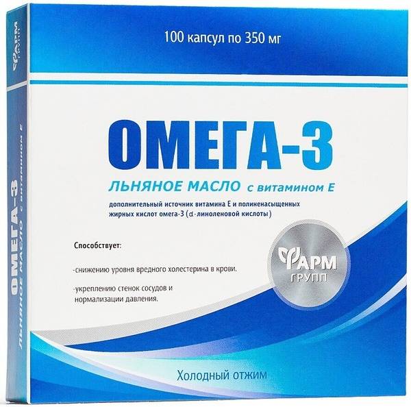 Omega-3 Fish Oil with Vitamin E - 100 Softgels (1140mg total)