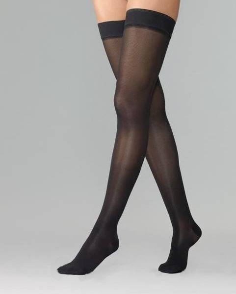 Medcompress Compression Stockings 1st Class Black 1 Pair 50 den
