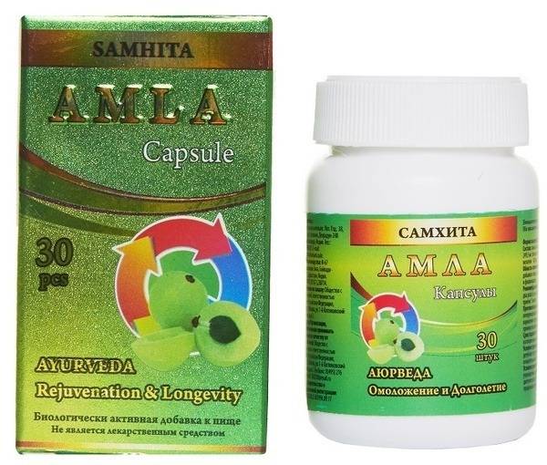 Samhita Amla Capsules: Holistic Body Support (30 Count)