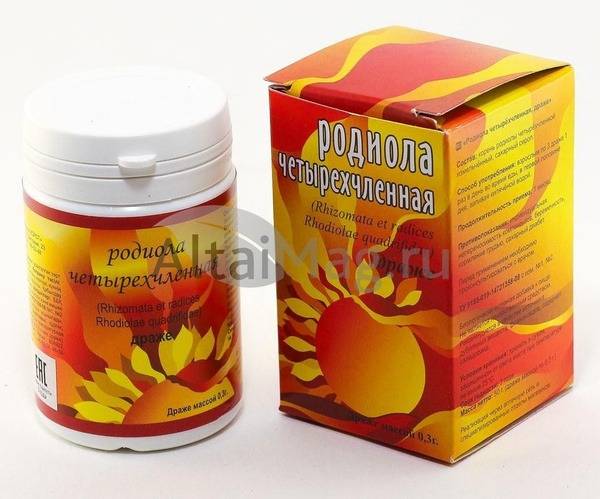 Rhodiola Rosea Extract Dragees (50g)
