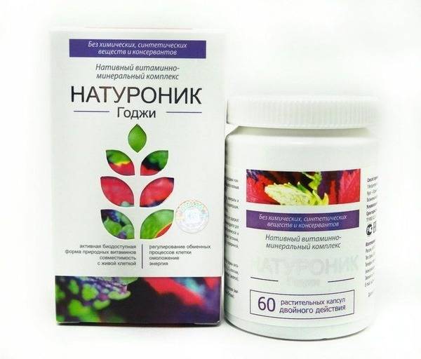 NaturoNic Goji: 60-Capsule Native Vitamin & Mineral Complex