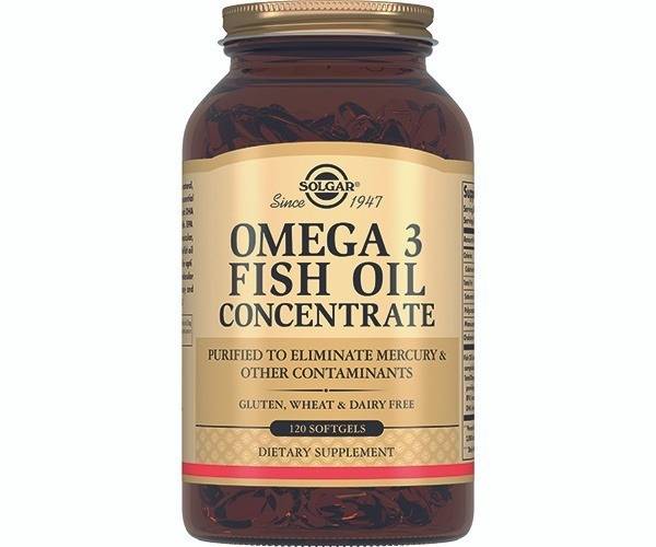 Solgar Omega-3 Fish Oil Concentrate - 120 Softgels