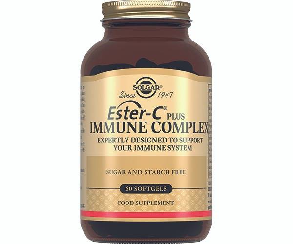 Solgar Ester-C Plus Immune Complex Softgels (60 Count)