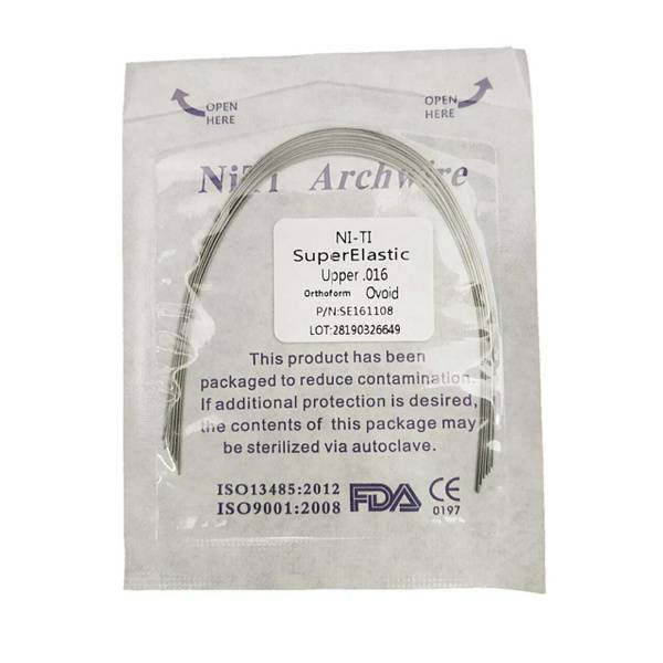 NeoLife Titanium NiTi Super Elastic Ovoid Form Arch Corrective System for Ingrown and Deformed Nails, Size 016 (0.016), 10 Count