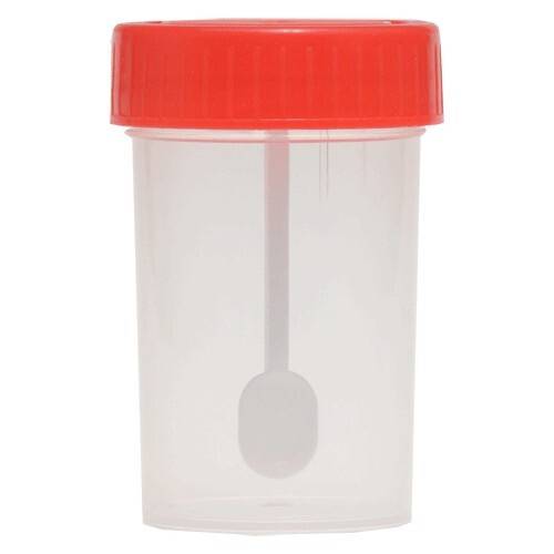 Litoplast-Med Sterile Biological Sample Collection Container with Spoon, 60 ml