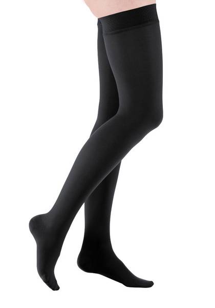 Unisex Compression Stockings Class 1, Black, XL/Short