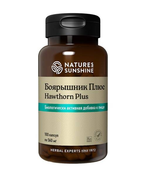 Nature's Sunshine Hawthorn Plus Capsules, 100 Count