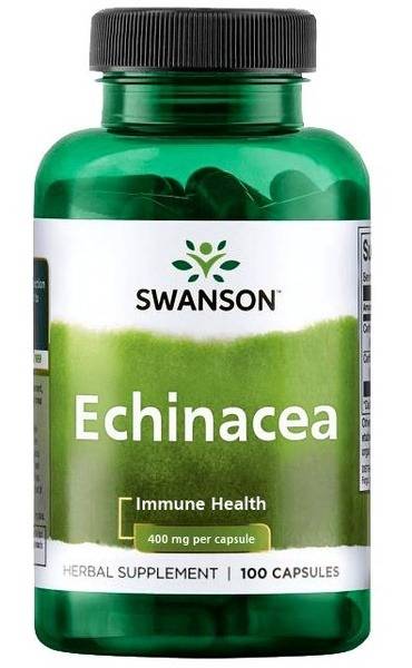 Swanson Echinacea 400mg Immune Support - 100 Capsules