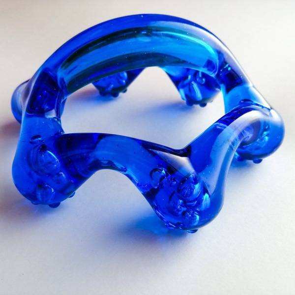 Laponka-6 Handheld Body Massager with 6 Shiatsu Nodes (Blue)