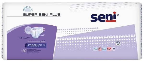 Seni Super Plus Adult Diapers (Medium), 30 Count