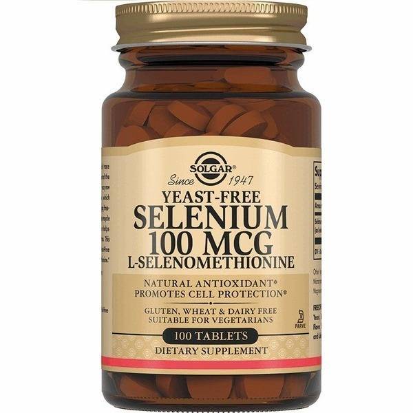 Solgar Selenium 100mcg Tablets (100 Count)