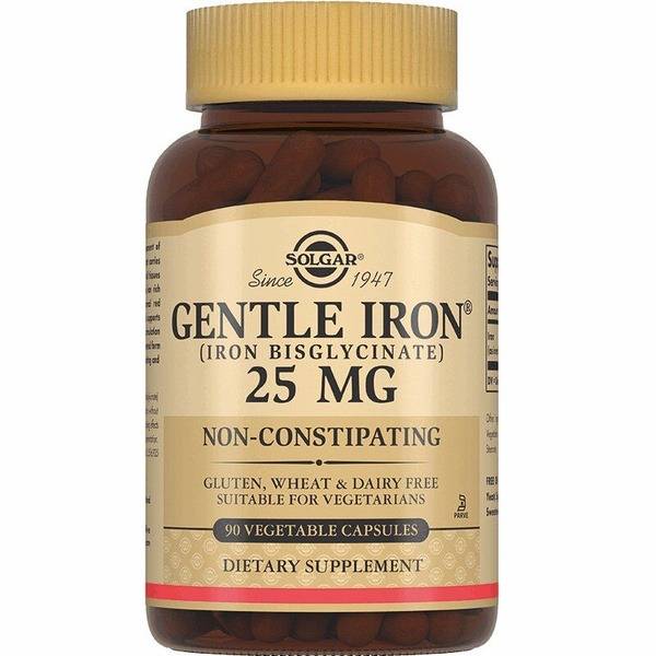 Solgar Gentle Iron: 90 Easy-to-Absorb Capsules