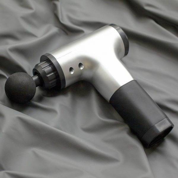 Luazon LEM-42 Percussion Massage Gun: 4 Heads, 6 Speeds, Cordless