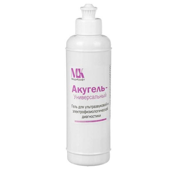 Ultrasound & ECG Gel, 250g Bottle - AkuGel Universal